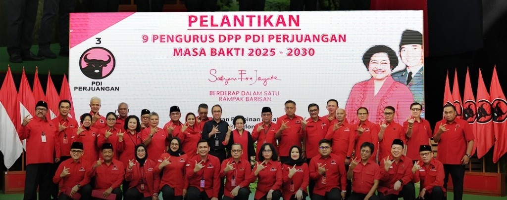 Megawati Resmi Melantik Pengurus Baru PDI Perjuangan