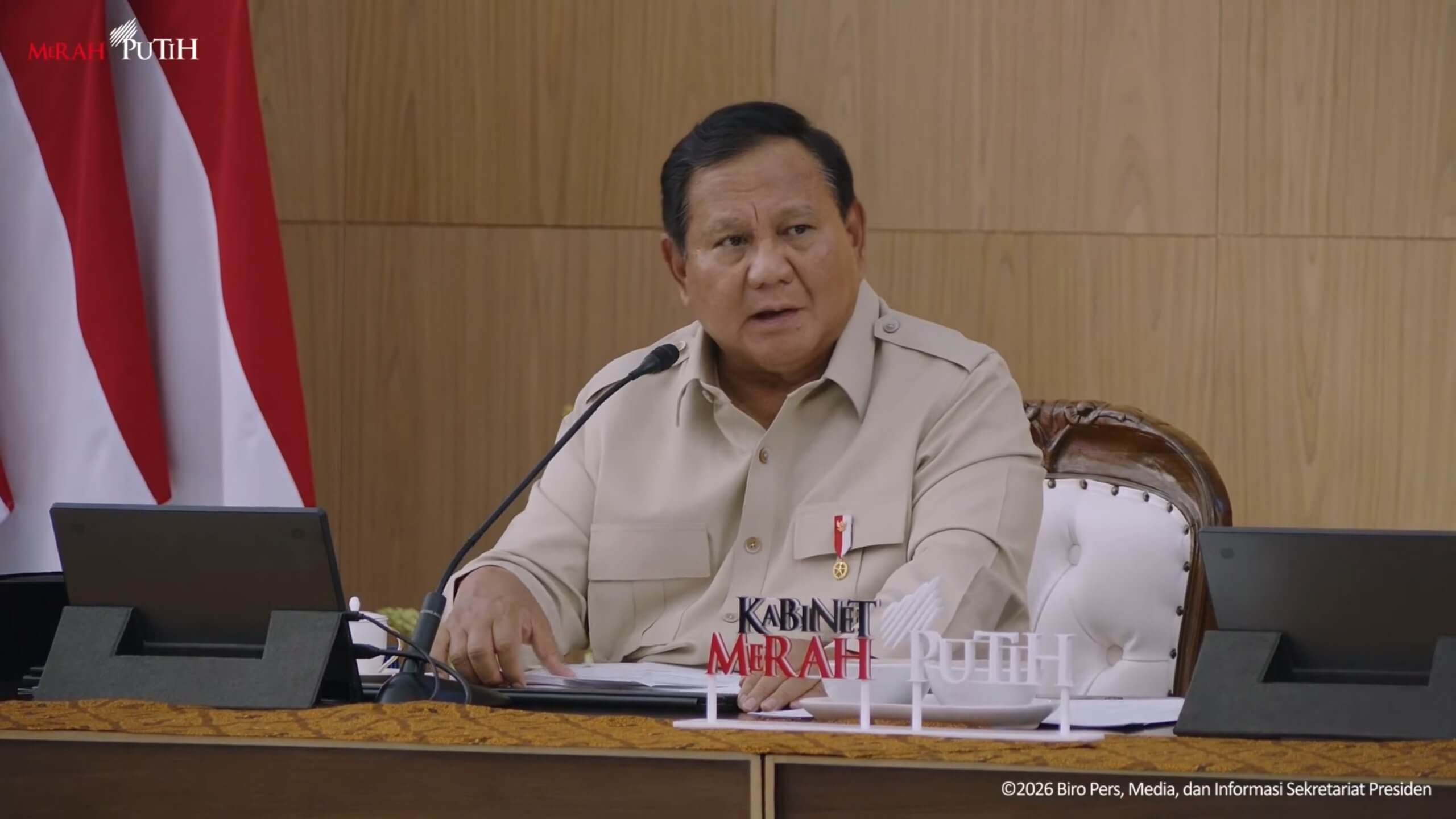 Presiden Prabowo Memimpin Retreat Kabinet di Hambalang